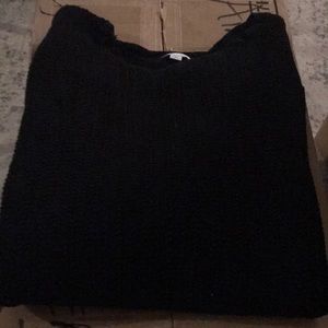 J Jill black cotton sweater